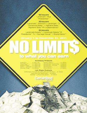 CertainTeed Roofing Rebate Redemption Form
