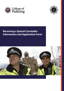 Special Constable Application Form