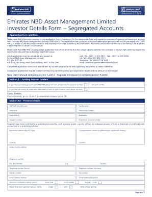 Investor Details Form