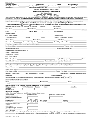 Apartment Rental Application