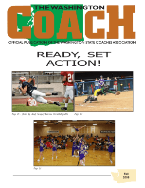 Washington State Coaches Association Membership Application
