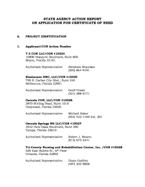 10327 - Agency for Health Care Administration