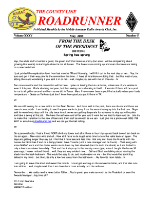 The Road Runner Show Xxxv Fill Online Printable Fillable
