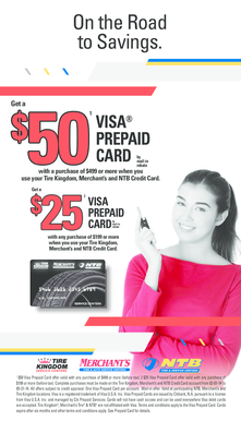 Visa Prepaid Card Mail-In Rebate Certificate