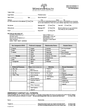 Patient Intake Form