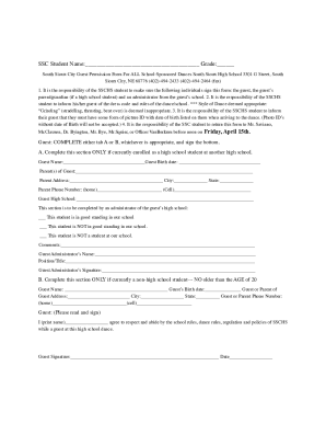 Updated Permission Form For Outside Guest - Google Docs