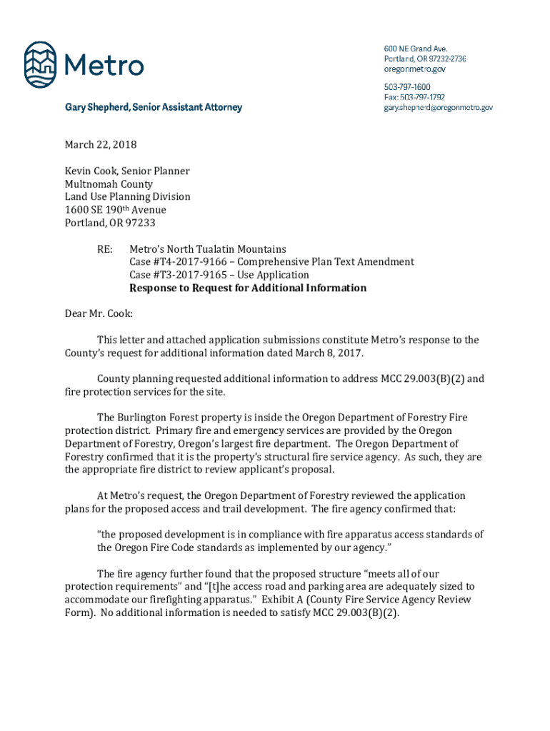 Fillable Online Unincorporated Multnomah County Land Use Fee Schedule Fax Email Print pdfFiller