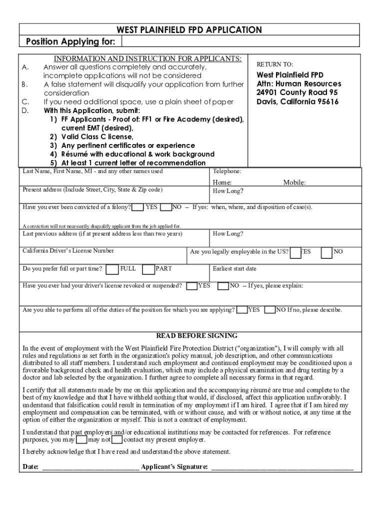 PLAINFIELD FIRE PROTECTION DISTRICT - STATE OF ILLINOIS Preview on Page 1