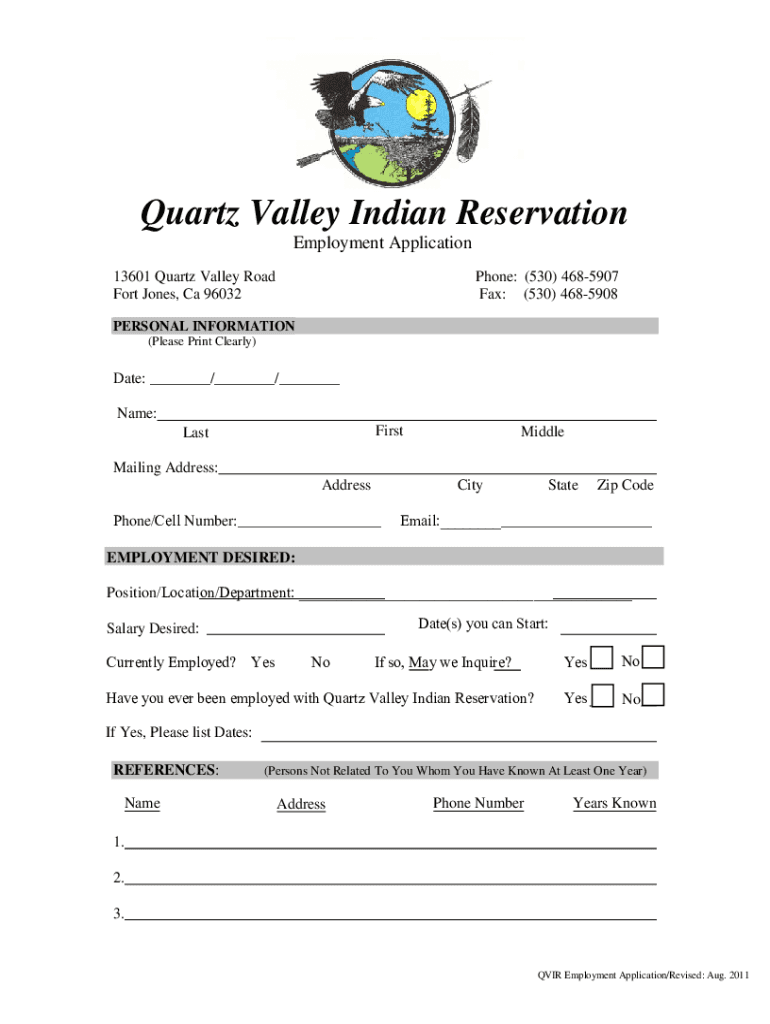 Quartz Valley Indian Reservation jobs in Fort Jones, CA Preview on Page 1