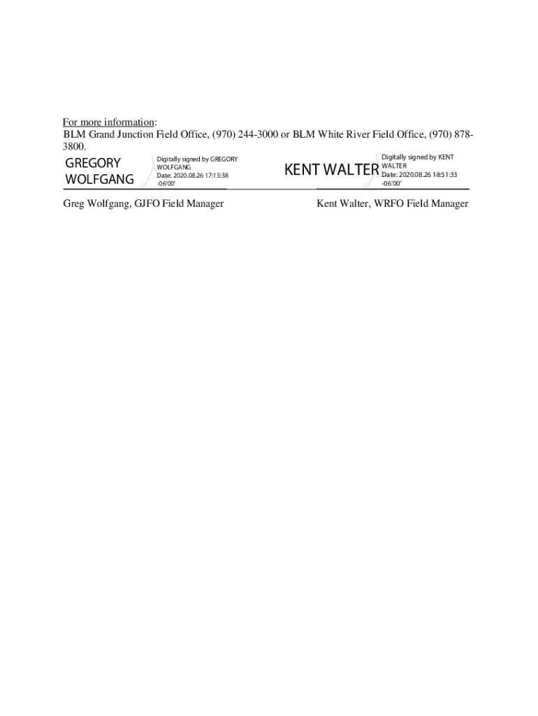 United States Department of the Interior - BLM Preview on Page 1