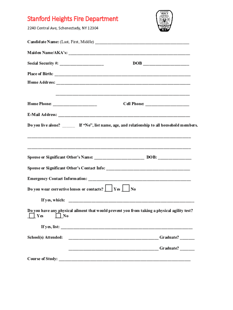 Stanford Heights Fire Department2240 Central Avenue Preview on Page 1