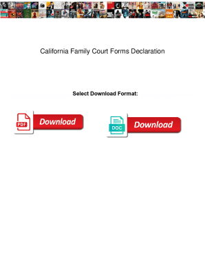 California Family Court Forms Declaration. California Family Court Forms Declaration network