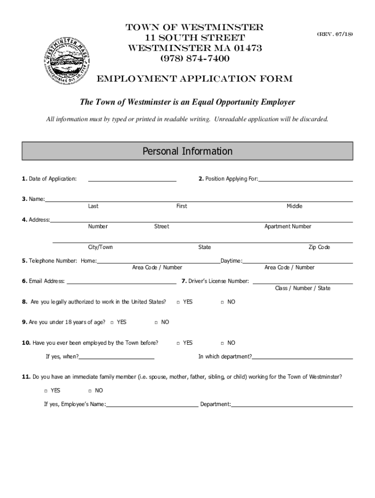 Town of Westminster 11 South St, Westminster, MA 01473 Preview on Page 1