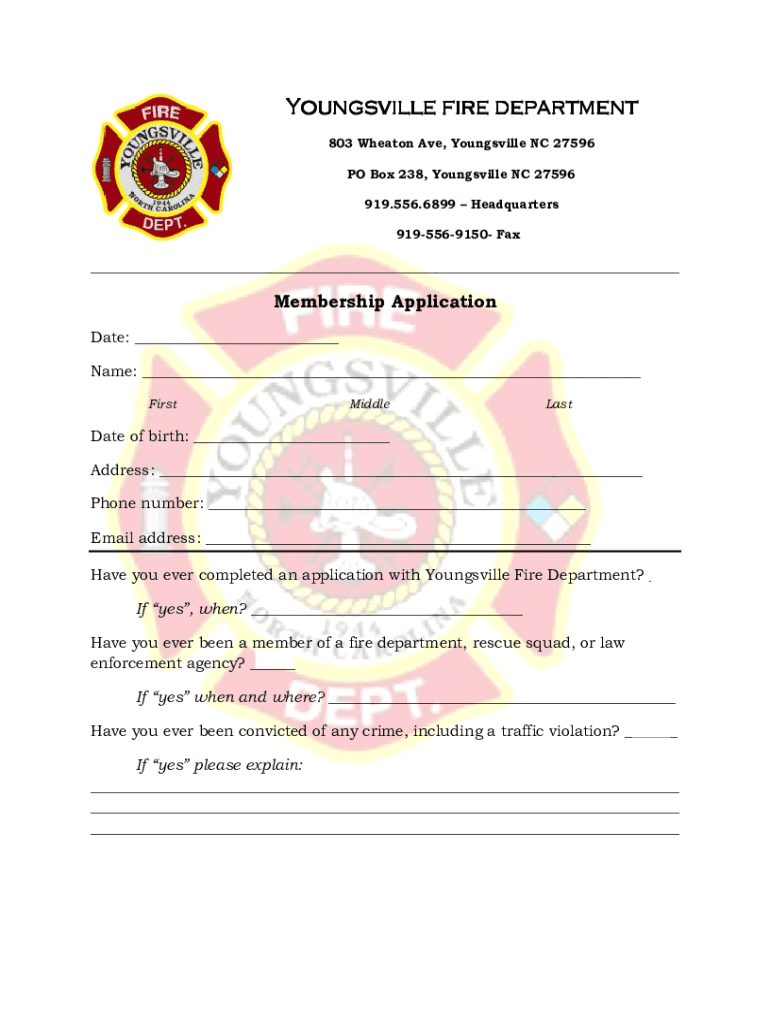 Youngsville Fire Department - USA Fire and Rescue Preview on Page 1