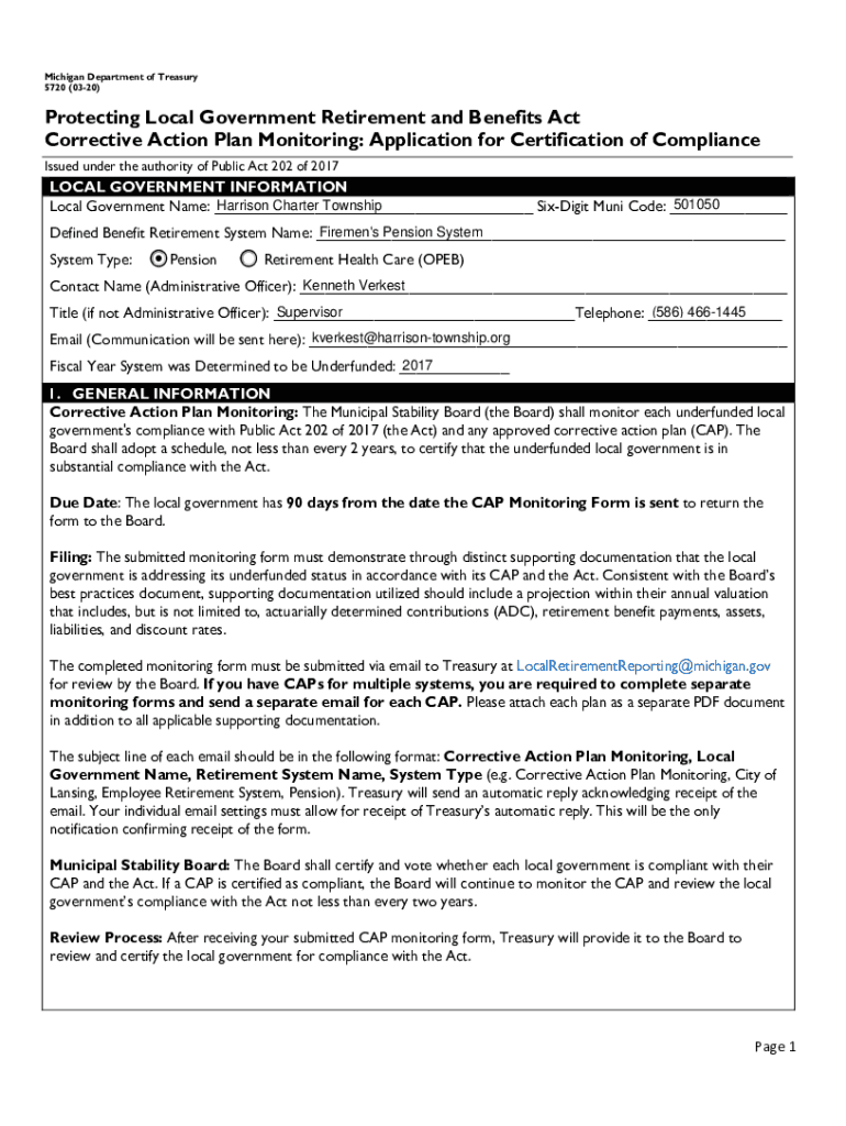 michigan documents treasury5597, Protecting Local Government Retirement and - Michigan Preview on Page 1