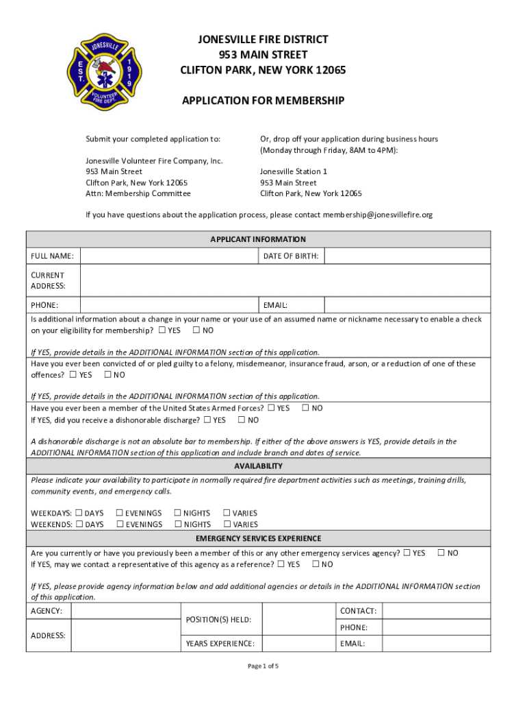 Jonesville Fire Department Station 1 - Headquarters Preview on Page 1