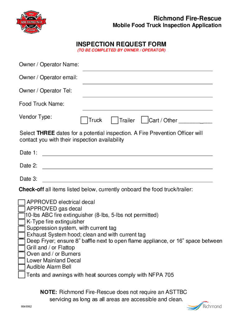 firerescue richmond cawp-contentuploadsRichmond Fire-Rescue Mobile Food Truck Inspection Application Preview on Page 1