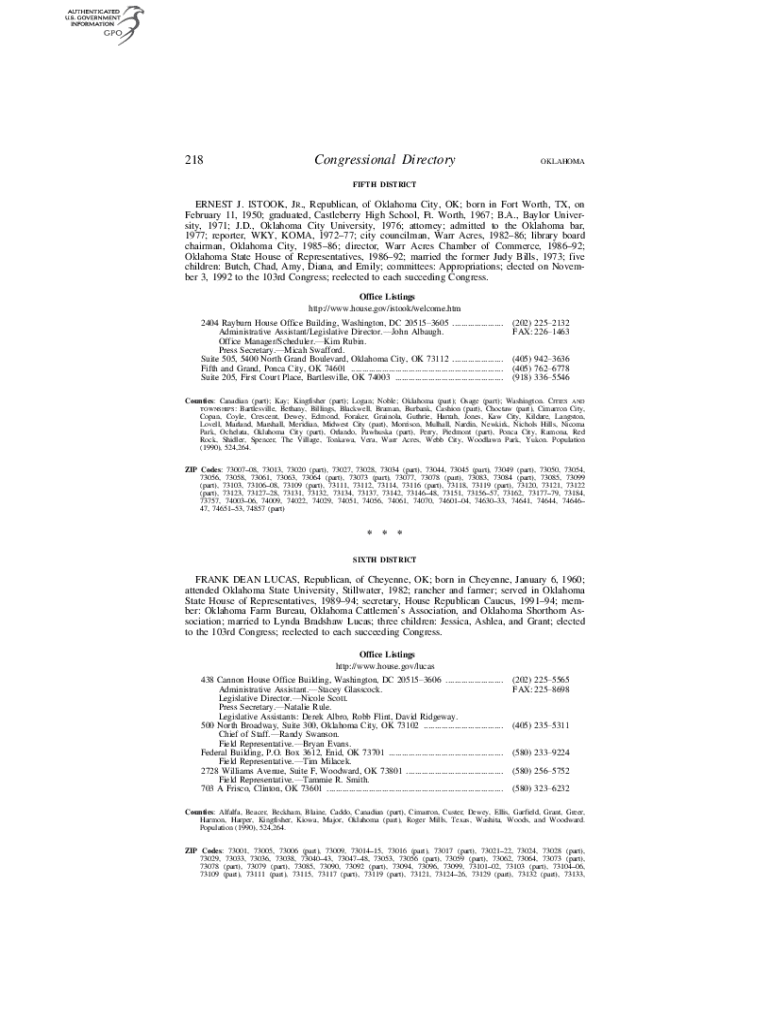 okhistory publicationsencIstook, Ernest James, Jr The Encyclopedia of Oklahoma Preview on Page 1
