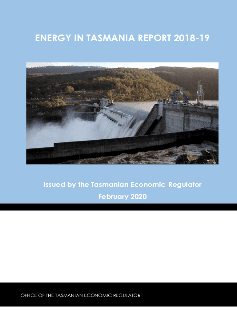 Fillable Online www.economicregulator.tas.gov.auelectricityPerformance