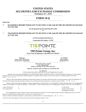 TRI Pointe Group, Inc
