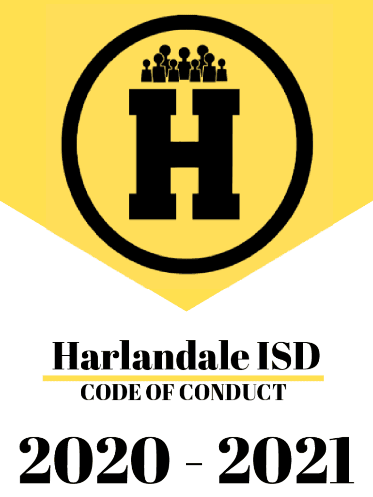 Fillable Online ISD Student Code of