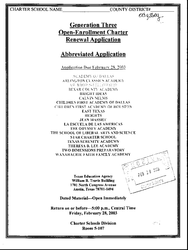 Fillable Online castro tea state tx Seven Generations Charter School