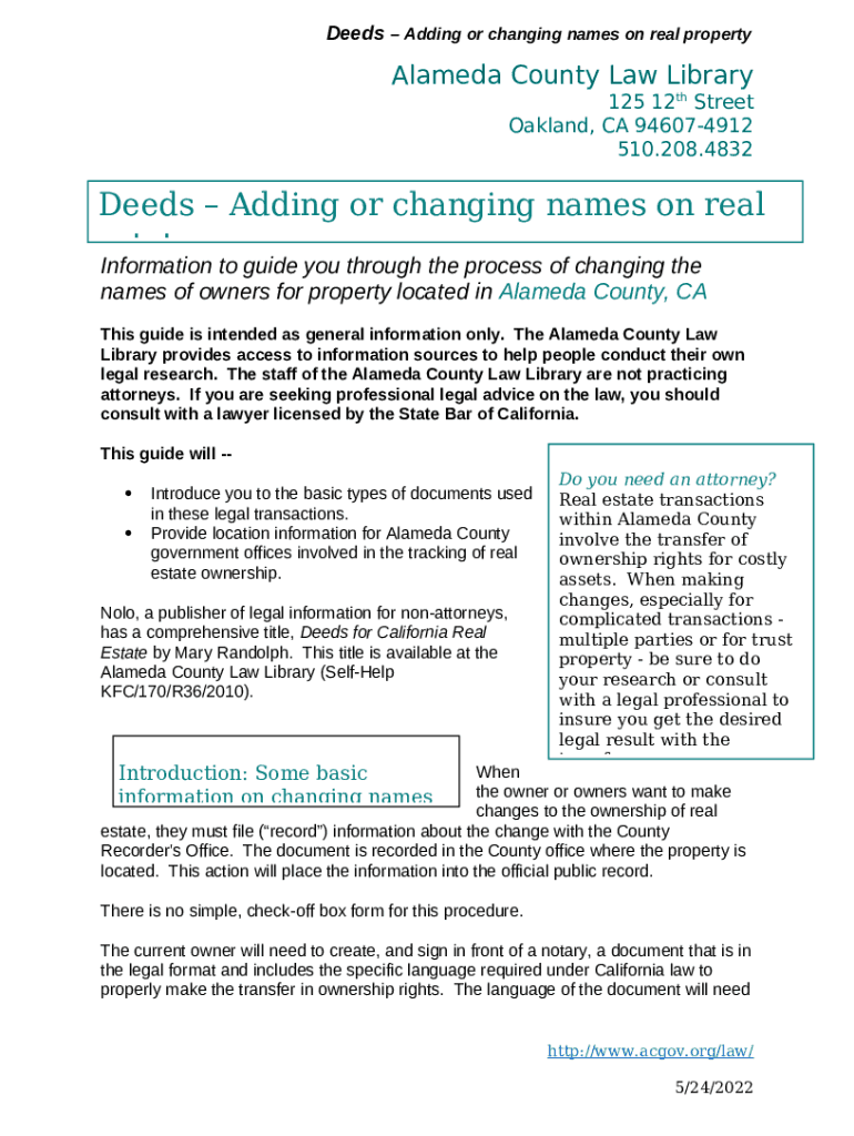 How to Transfer a Real Estate Deed Doc Template pdfFiller