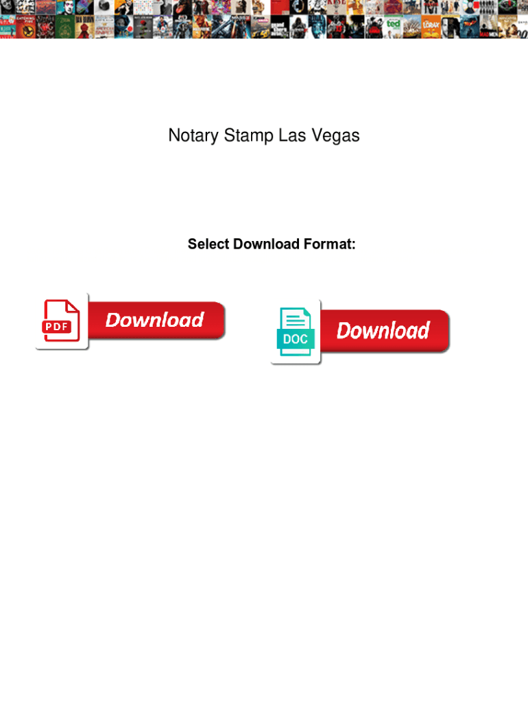 Fillable Online Notary Stamp Las Vegas. Notary Stamp Las Vegas toronado