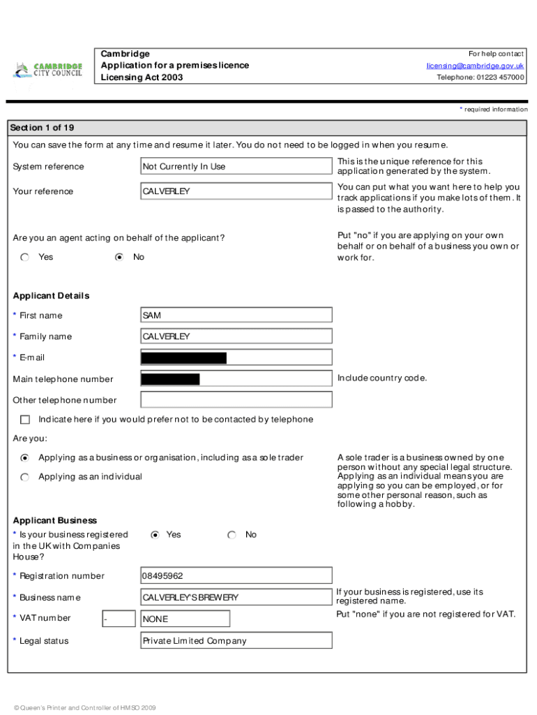 Form preview