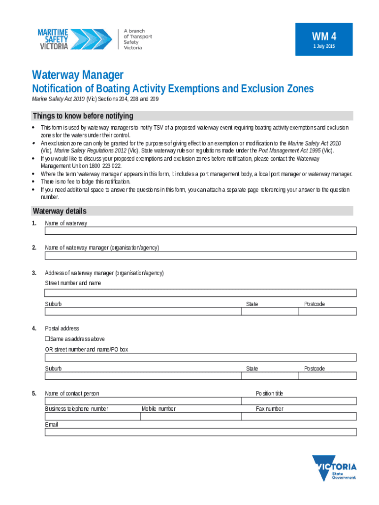 Things to know before notifying Transport Safety Victoria Doc