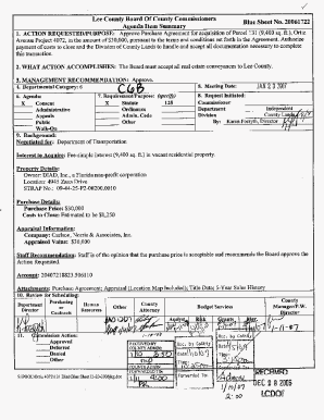 Fillable Online www.leegov.comfilesboccLee County Board County
