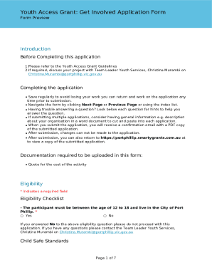 Form preview