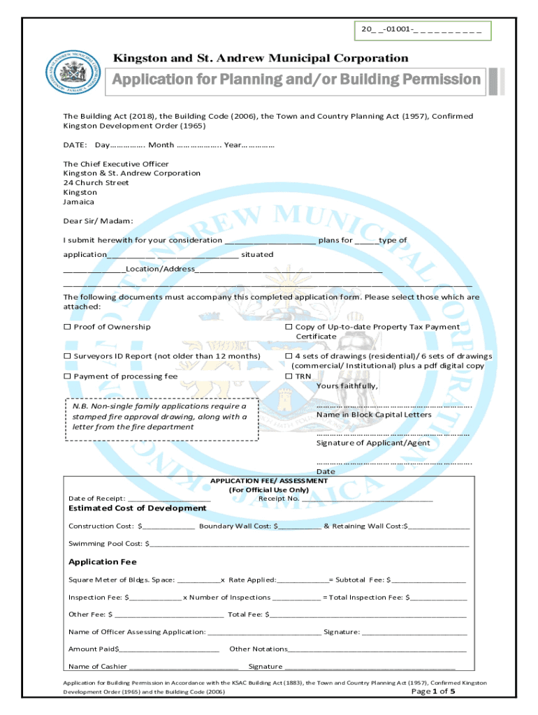 ksamc application planning building Preview on Page 1