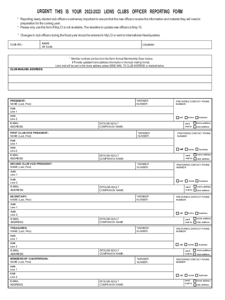 officer reporting form Preview on Page 1