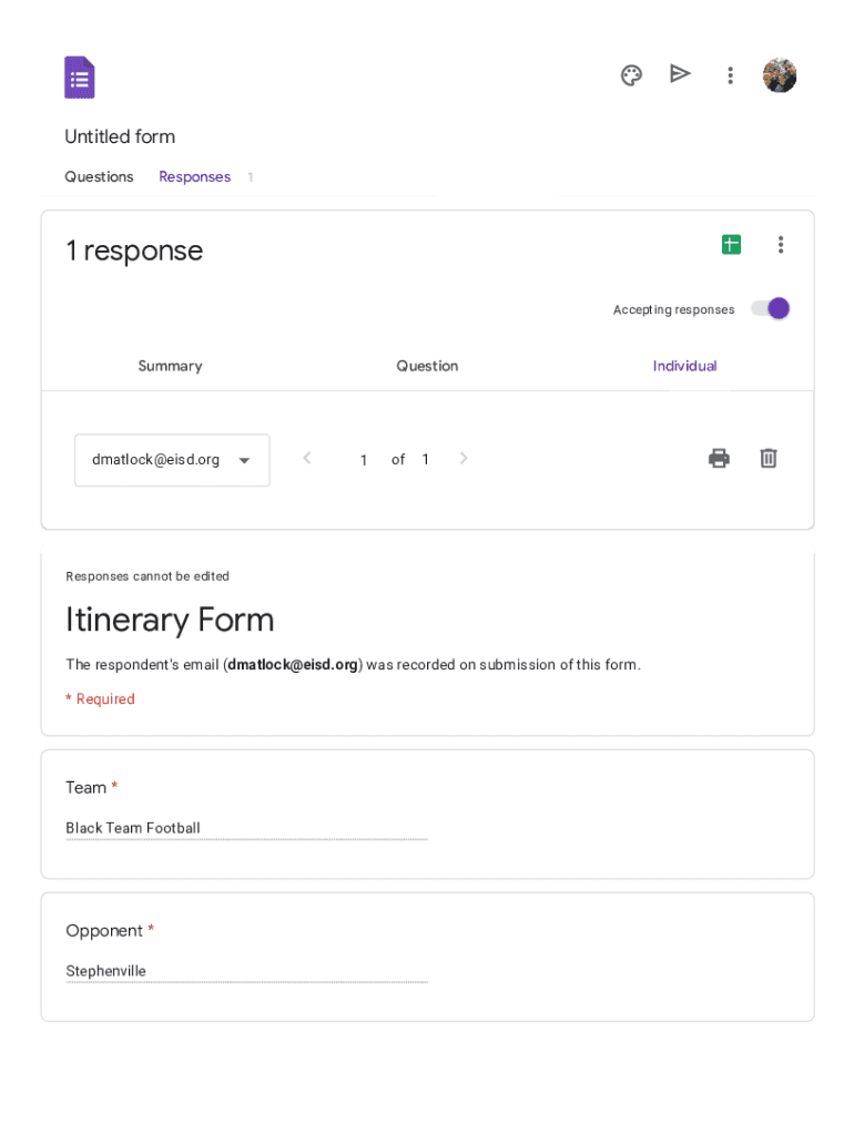Form preview