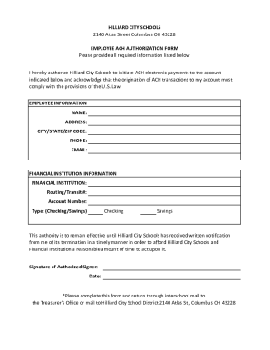 Fillable Online ACH Payment Form Templates.xlsx Fax Email Print - pdfFiller