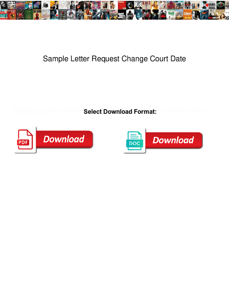 Fillable Online Sample Letter Request Change Court Date Sample Letter Fillable Online Sample Letter Request Change Court Date Sample Letter