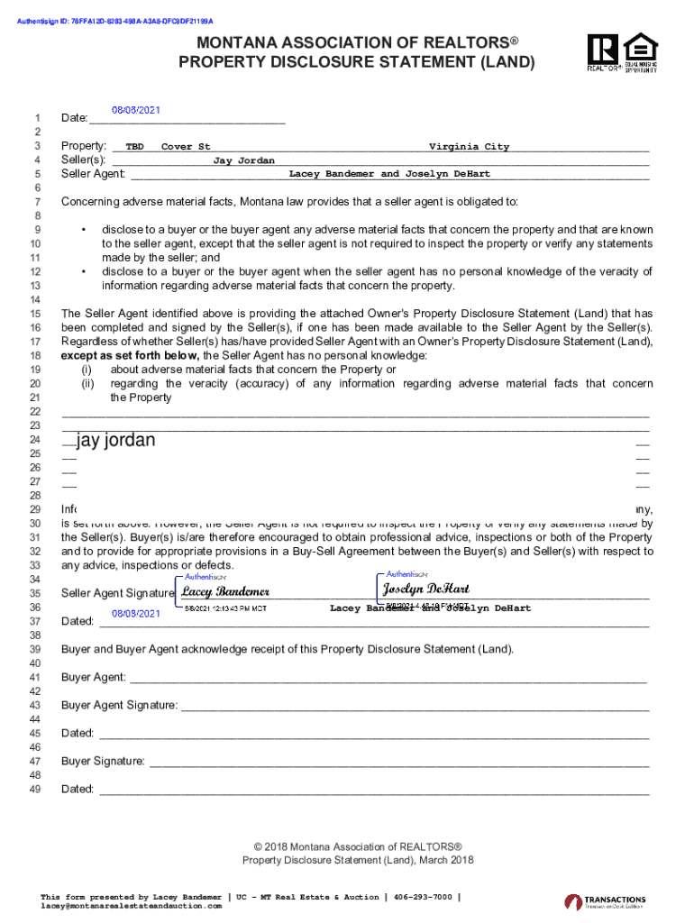 Fillable Online PDF seller's property condition disclosure statement