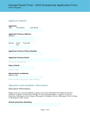 Form preview