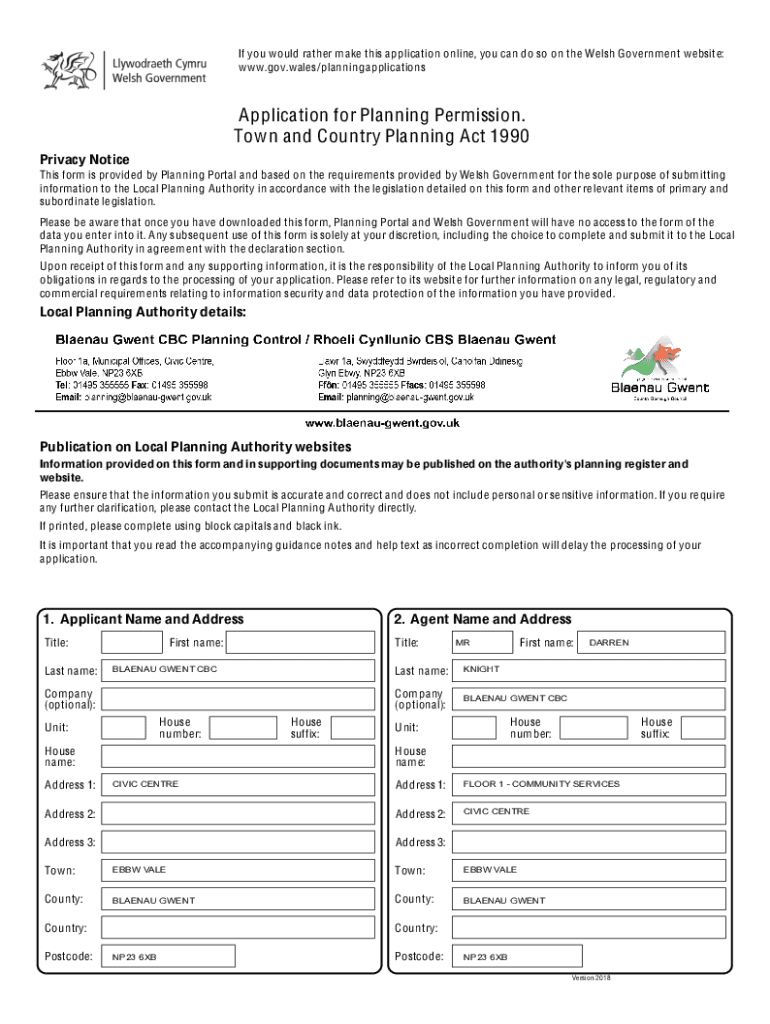 Fillable Online planning.pembrokeshirecoast