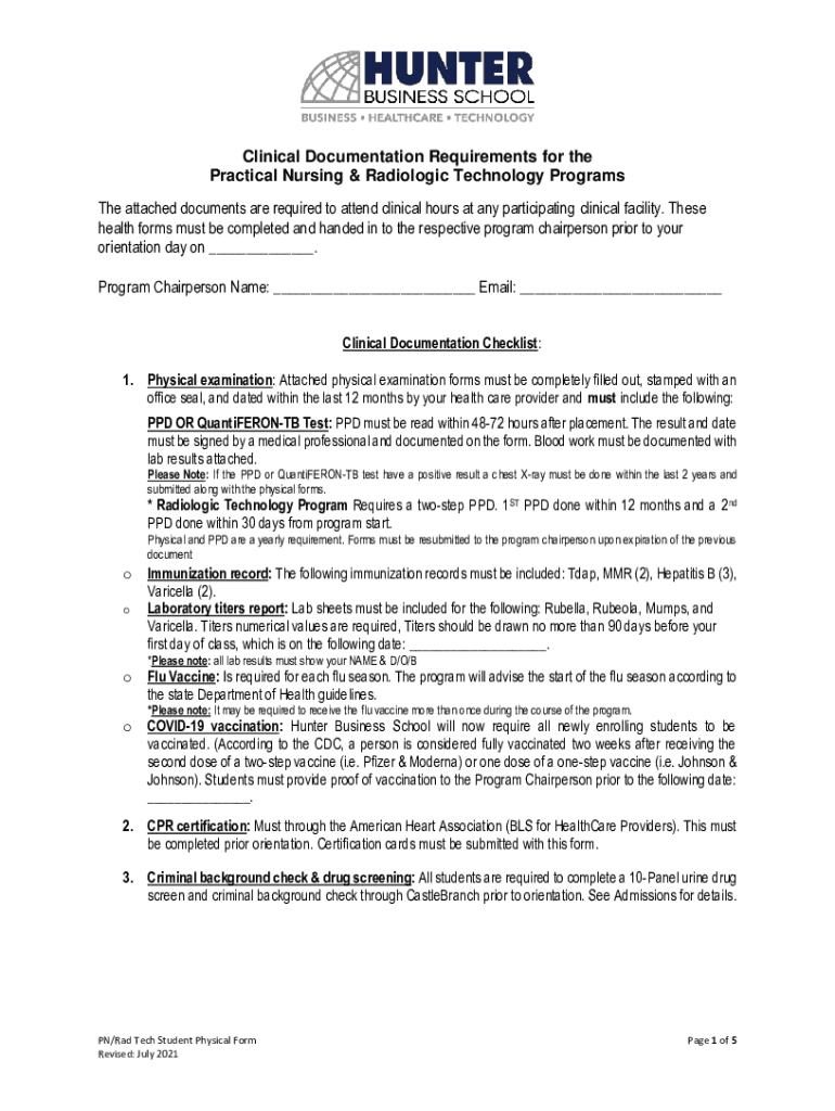 Fillable Online Radiology Documentation Requirements JE Part A