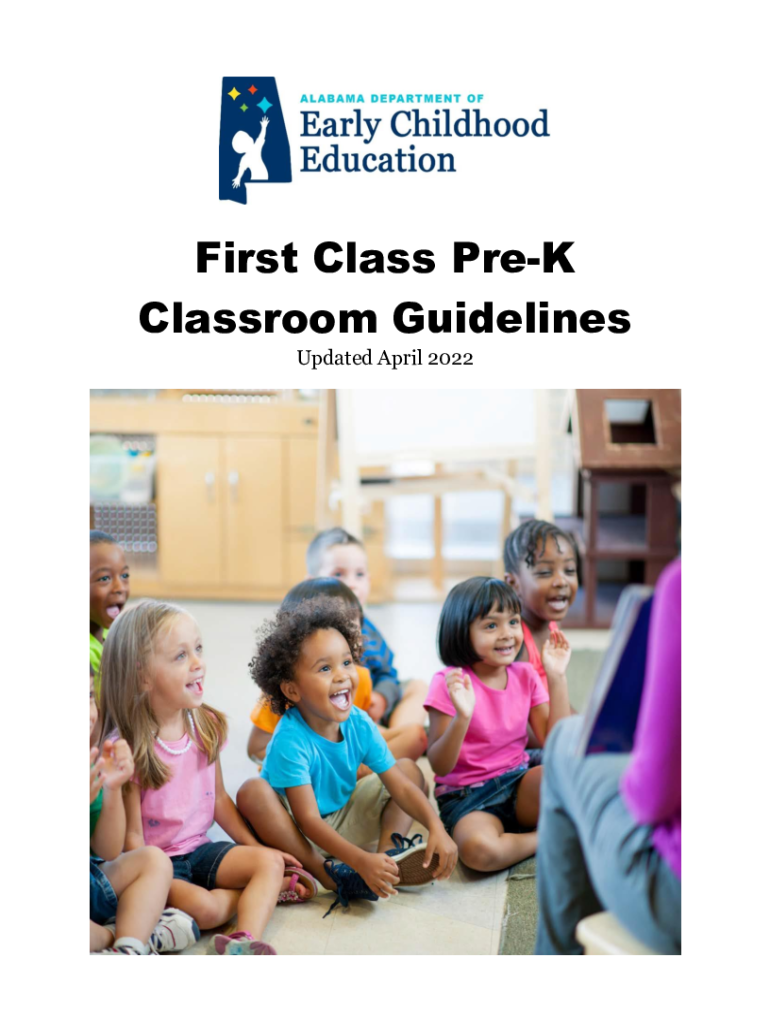 Fillable Online children alabama First Class PreK program continues to