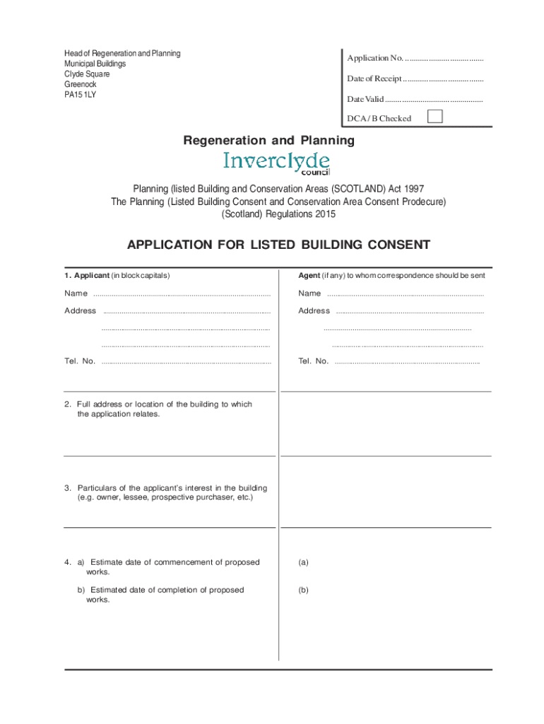 Fillable Online Listed Buildings Consent Form.pmd Fax Email Print