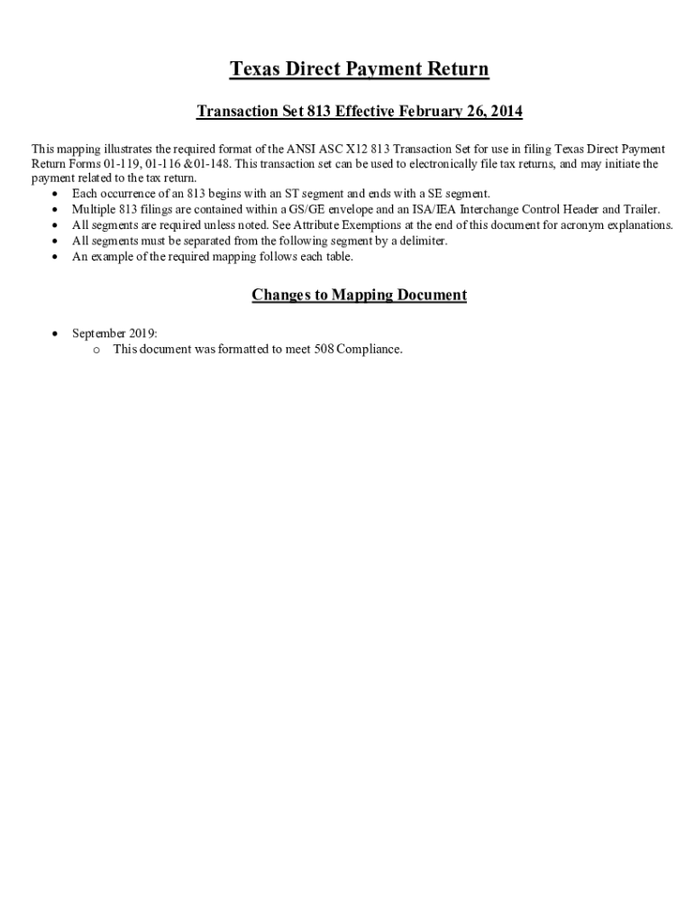Fillable Online Texas Sales and Use Tax Return for List Filer Fax Email