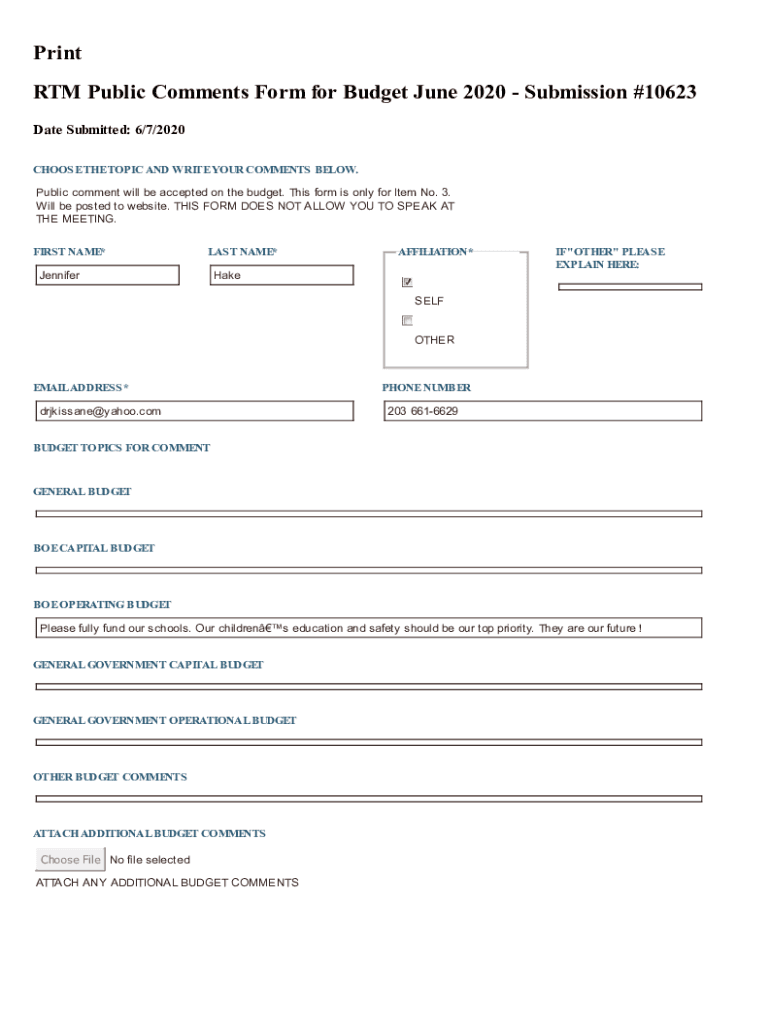 Form preview
