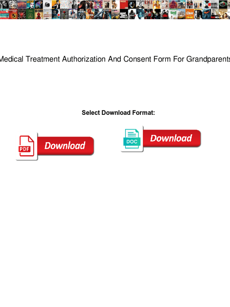 Fillable Online Medical Treatment Authorization And Consent Form For