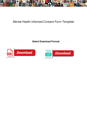 Mental Health Informed Consent Form Template. Mental Health Informed Consent Form Template abarth