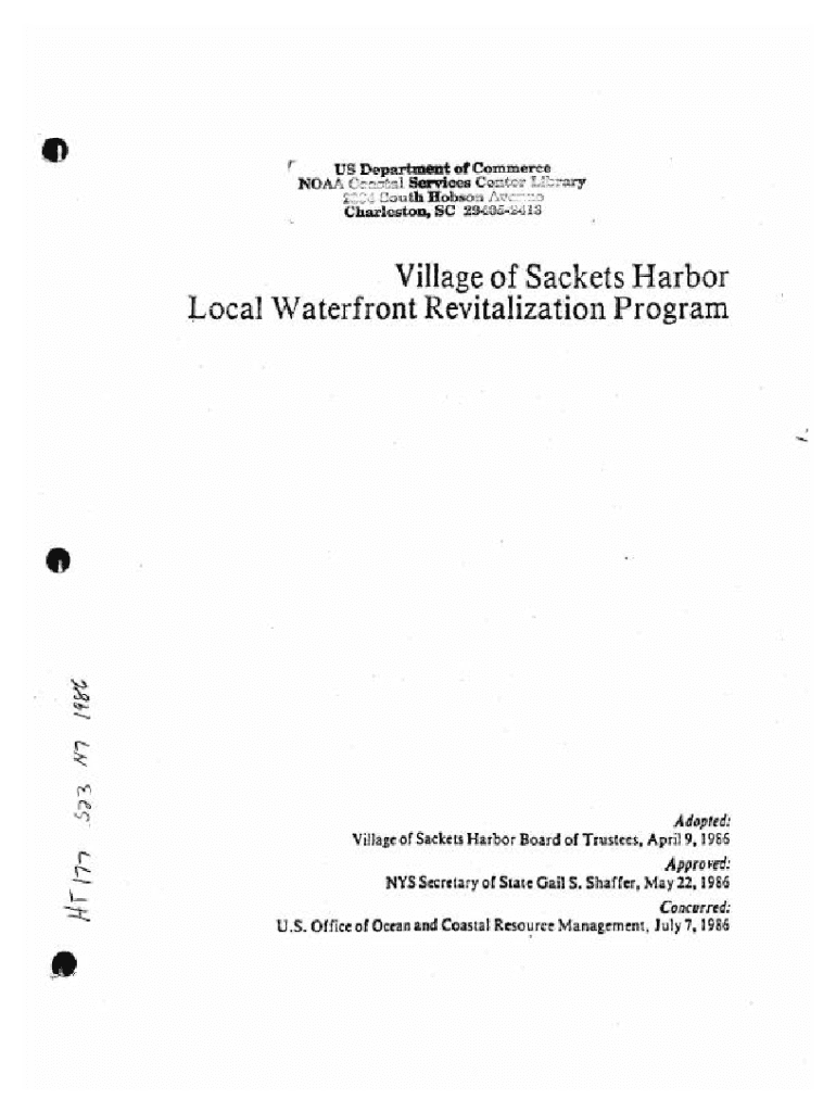 Fillable Online dos ny repository.library.noaa.govviewnoaaVillage of