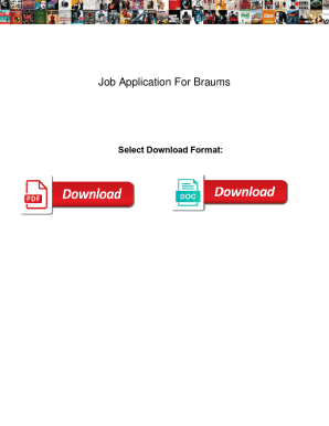 Braum's Online Job Application - Fill Online, Printable, Fillable ...