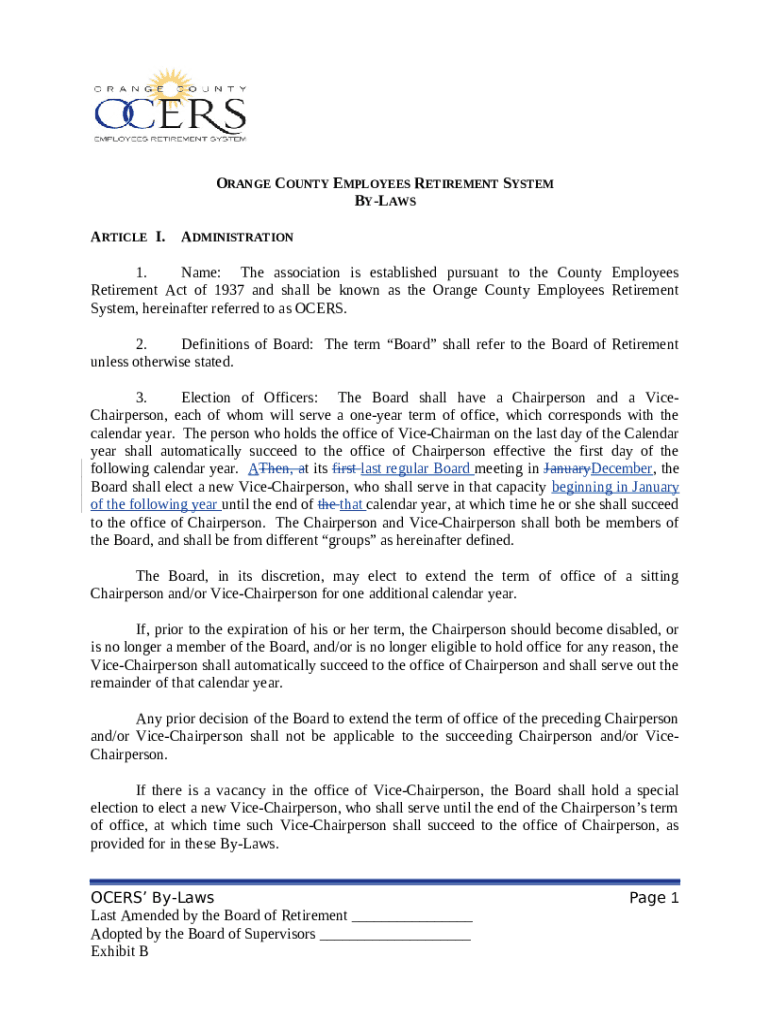 Orange County Employee Retirement System CALIFORNIA POLICY CENTER Doc